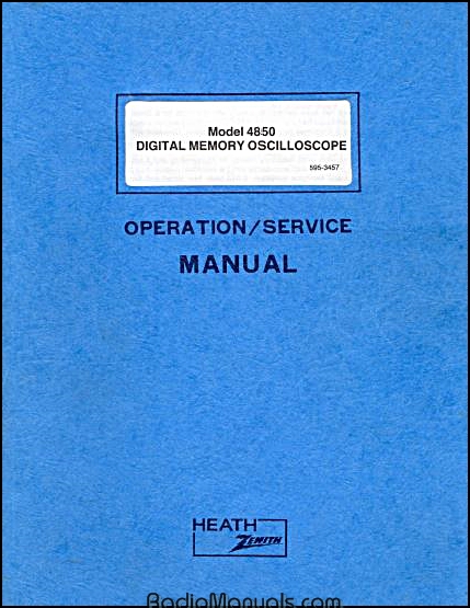 Heathkit ID-4850 Operation and Maintenance Manual